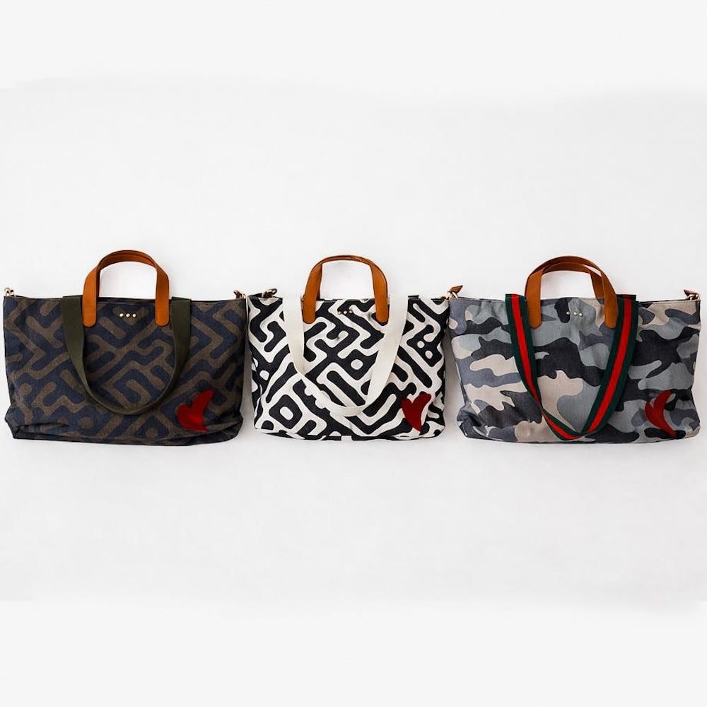 Chelsie Canvas Printed Tote