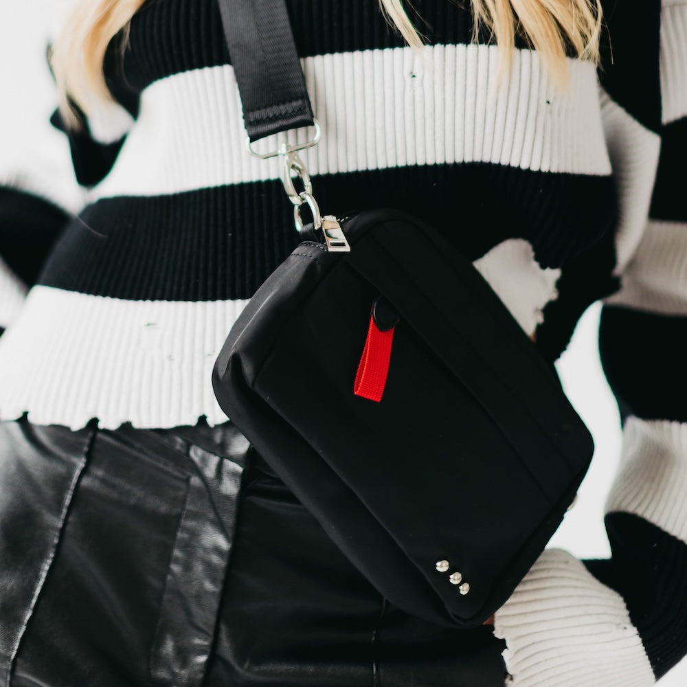 Nancy Nylon Camera Crossbody Bag - LIVE SALE OPEN BAGS