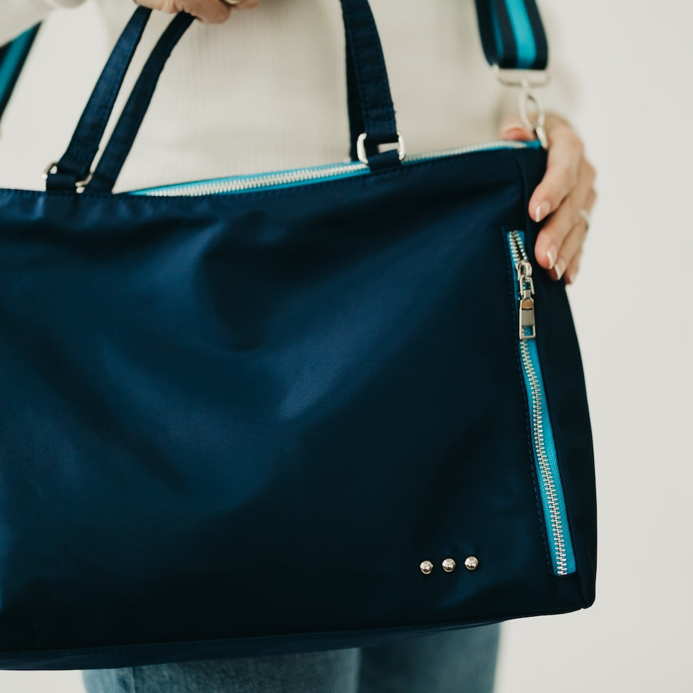Nina Nylon Organizer Tote Bag
