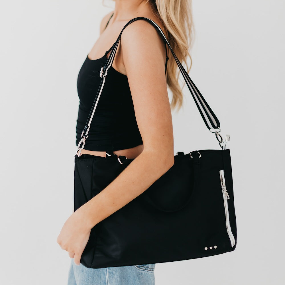 Nina Nylon Organizer Tote Bag
