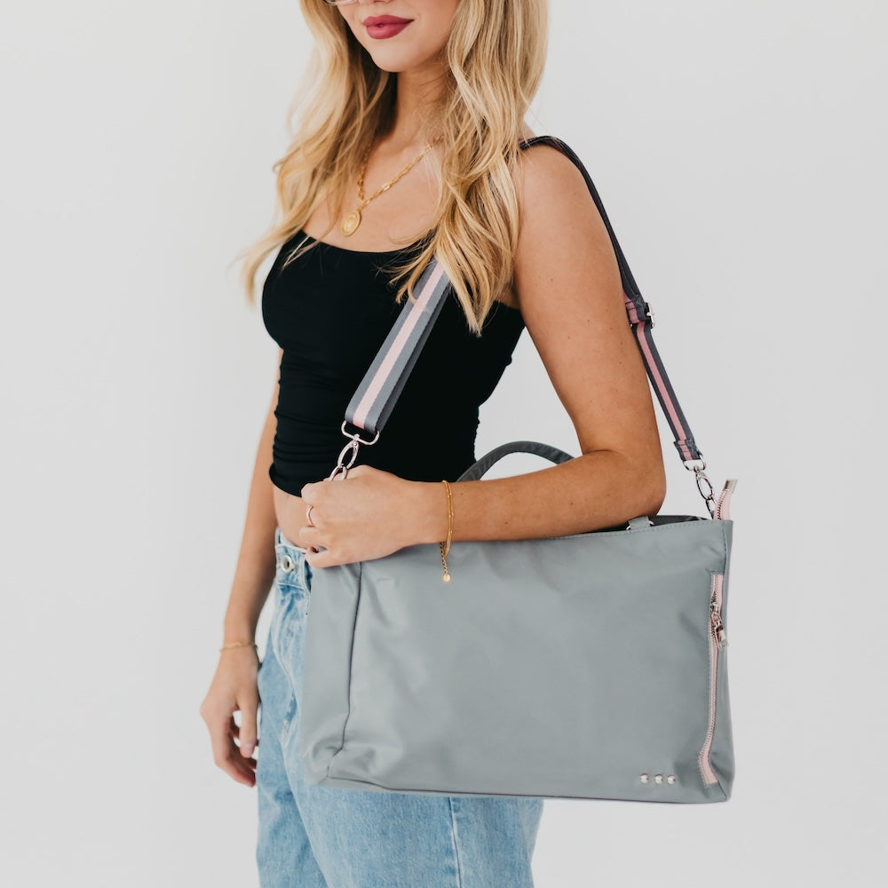 Nina Nylon Organizer Tote Bag