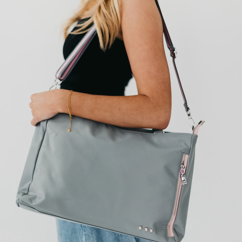 Nina Nylon Organizer Tote Bag