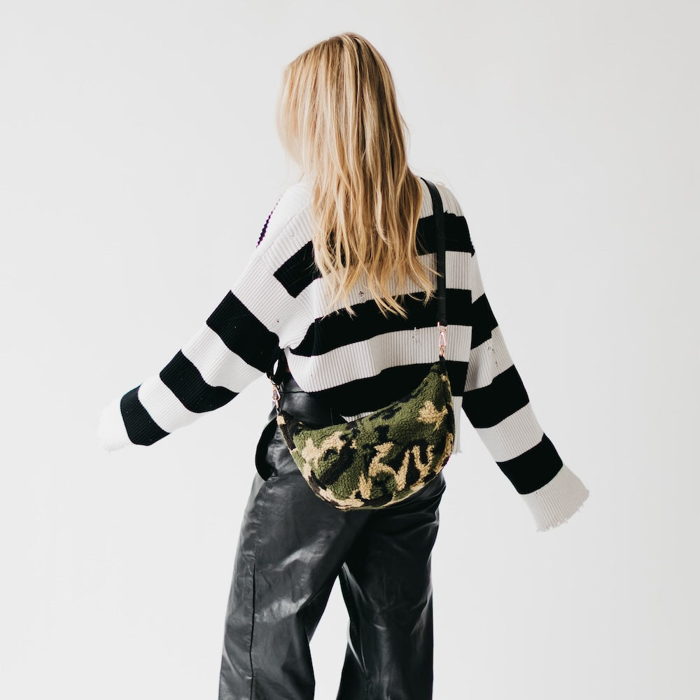 Shirley Sherpa Crossbody Bag