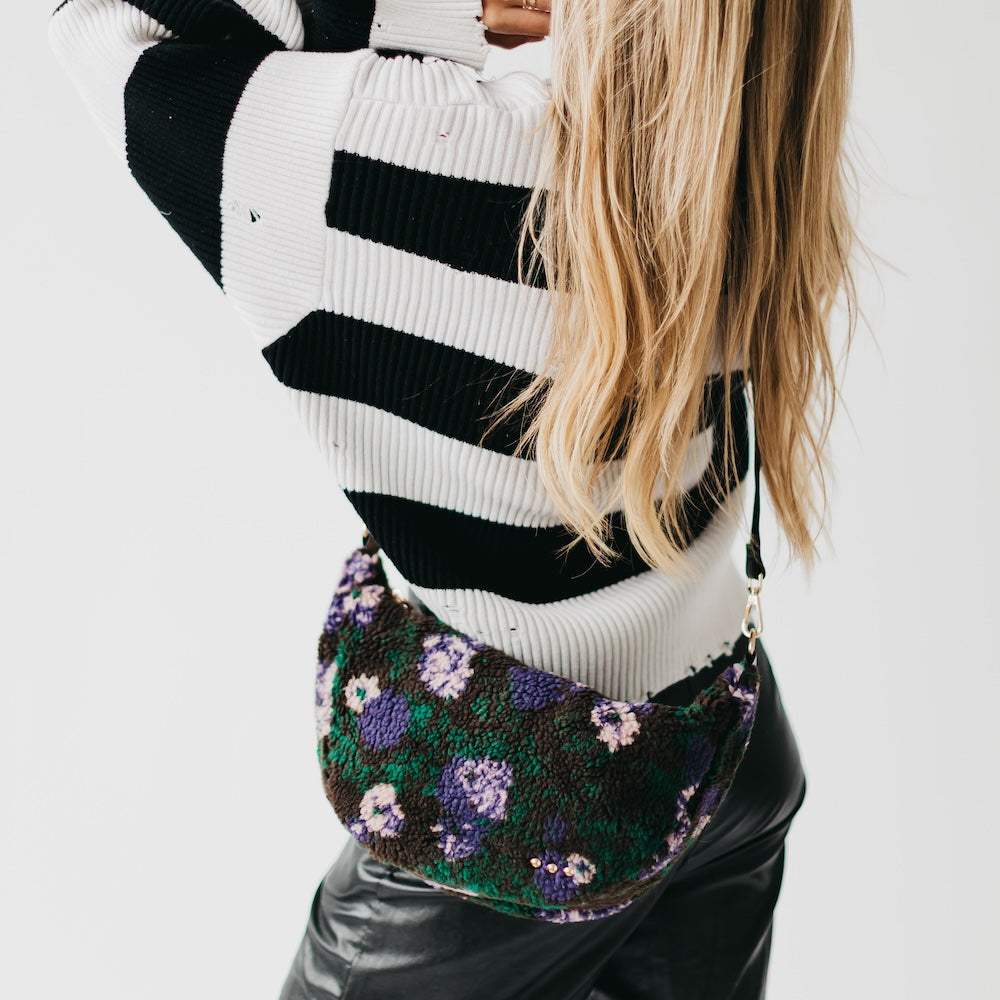 Shirley Sherpa Crossbody Bag - LIVE SALE OPEN BAG