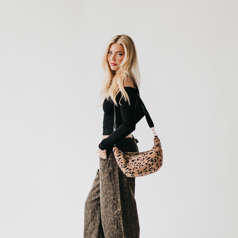 Shirley Sherpa Crossbody Bag