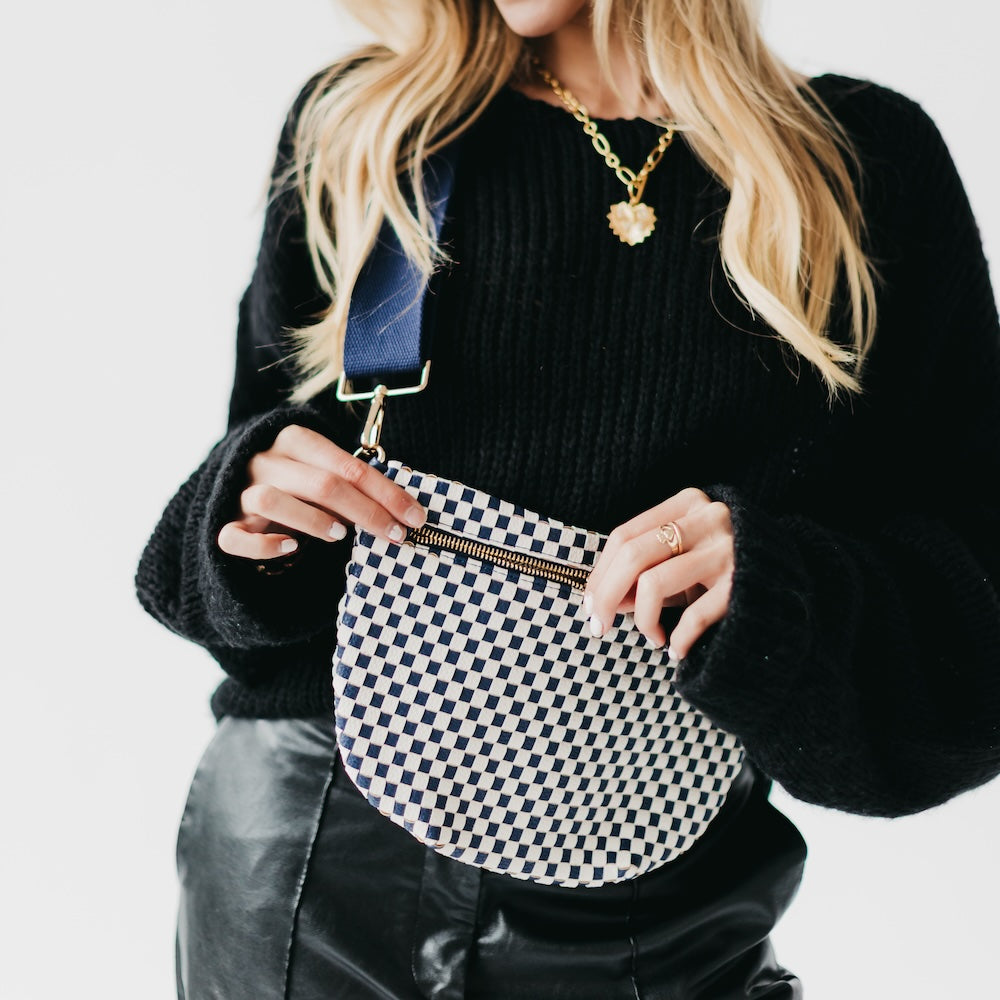 Westlyn Woven Bum Bag - NO STUDS