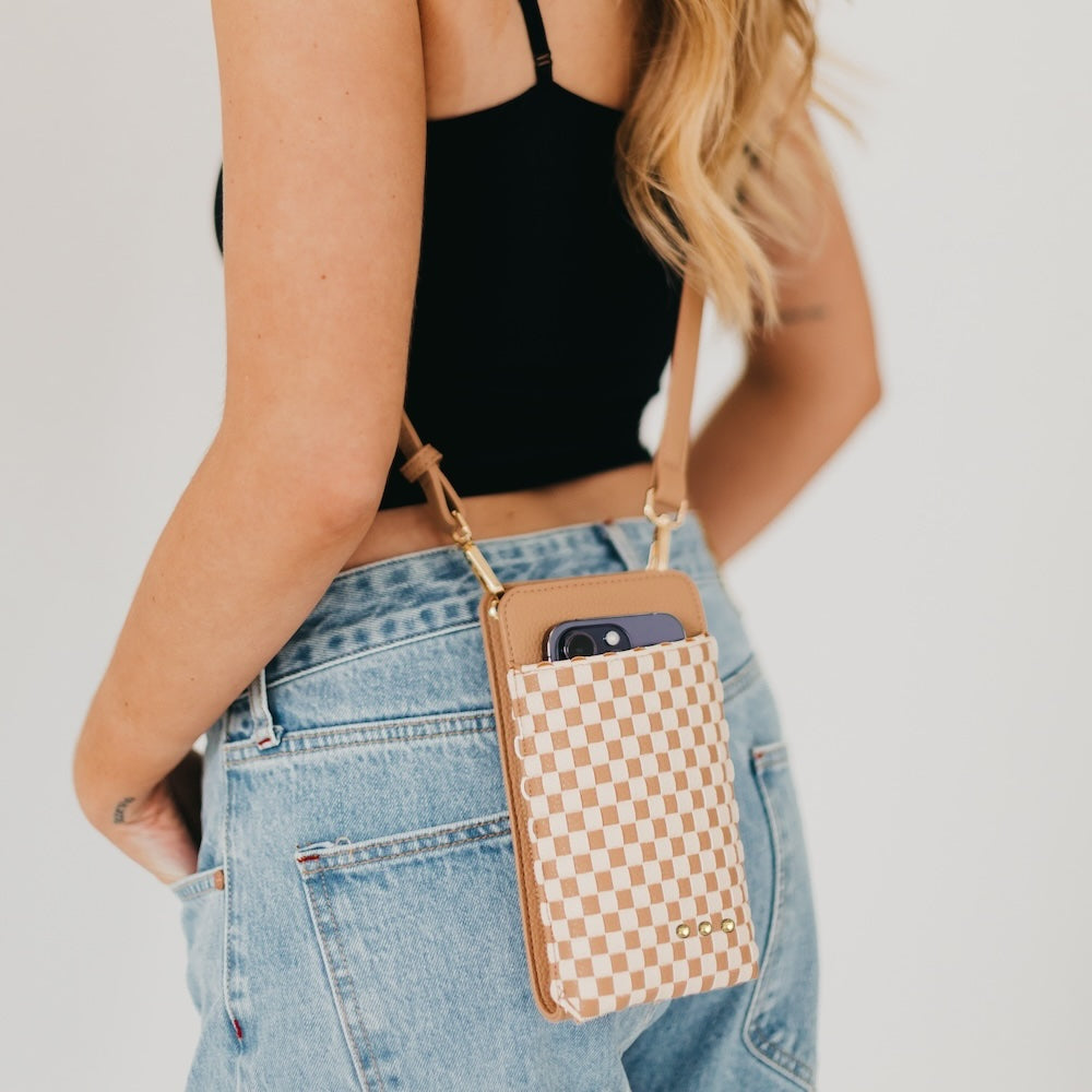 Woven Double Duty Phone Bag